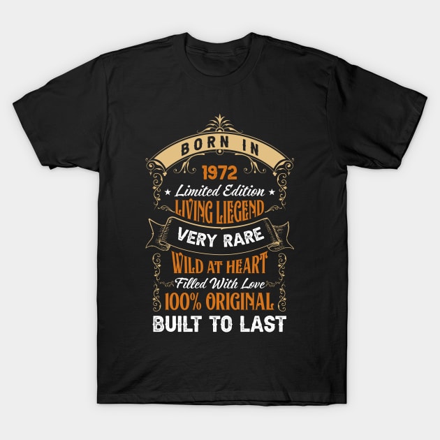 Born in 1972 Limited Edition T-Shirt by Monosshop